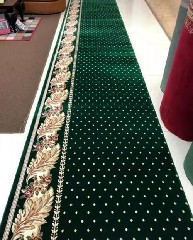 karpet masjid hagia sofia hijau